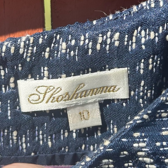 Shoshanna Black and Silver Midi Dress - Picture 4 of 9